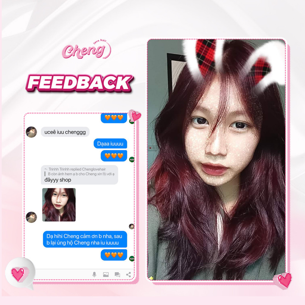 Thuốc nhuộm tóc màu NÂU ĐỎ ĐẤT không cần tẩy tóc | Chenglovehairs, Chenglovehair, Chengloveshair