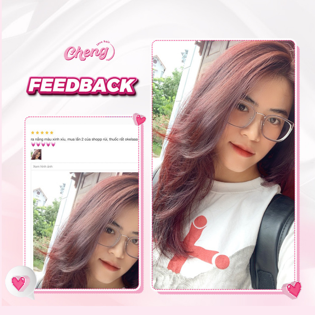 Thuốc nhuộm tóc màu NÂU ĐỎ ĐẤT không cần tẩy tóc | Chenglovehairs, Chenglovehair, Chengloveshair