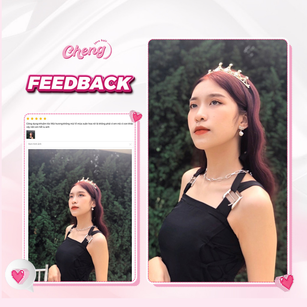 Thuốc Nhuộm Tóc Màu NÂU ĐỎ Không Tẩy | Chenglovehair, Chenglovehairs