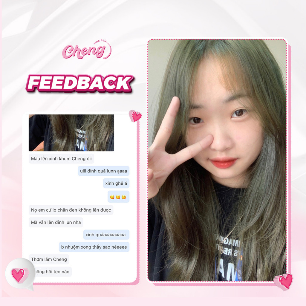 Thuốc Nhuộm Tóc Màu NÂU RÊU Không Tẩy | Chenglovehair, Chenglovehairs