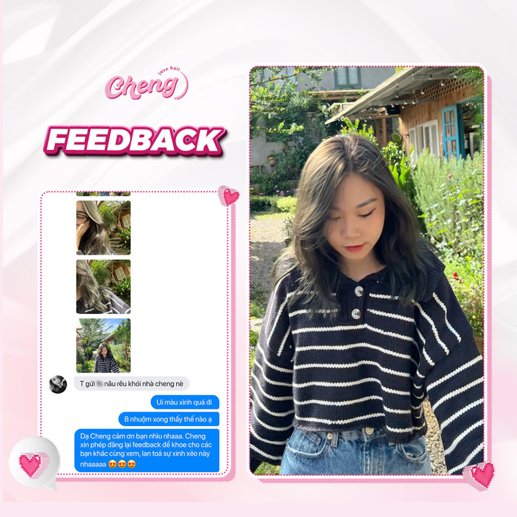 Thuốc Nhuộm Tóc Màu NÂU RÊU Không Tẩy | Chenglovehair, Chenglovehairs