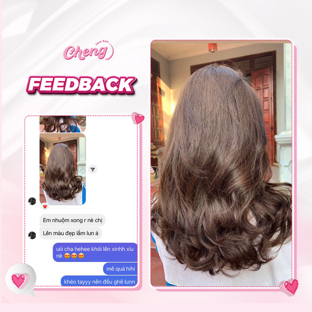 Thuốc Nhuộm Tóc Màu NÂU KHÓI TRẦM Không Tẩy| Chenglovehair, Chenglovehairs