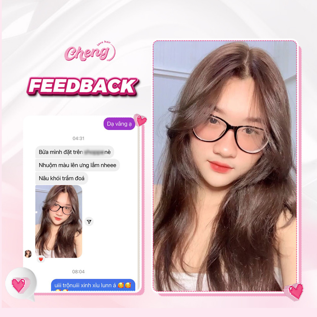 Thuốc Nhuộm Tóc Màu NÂU KHÓI TRẦM Không Tẩy| Chenglovehair, Chenglovehairs
