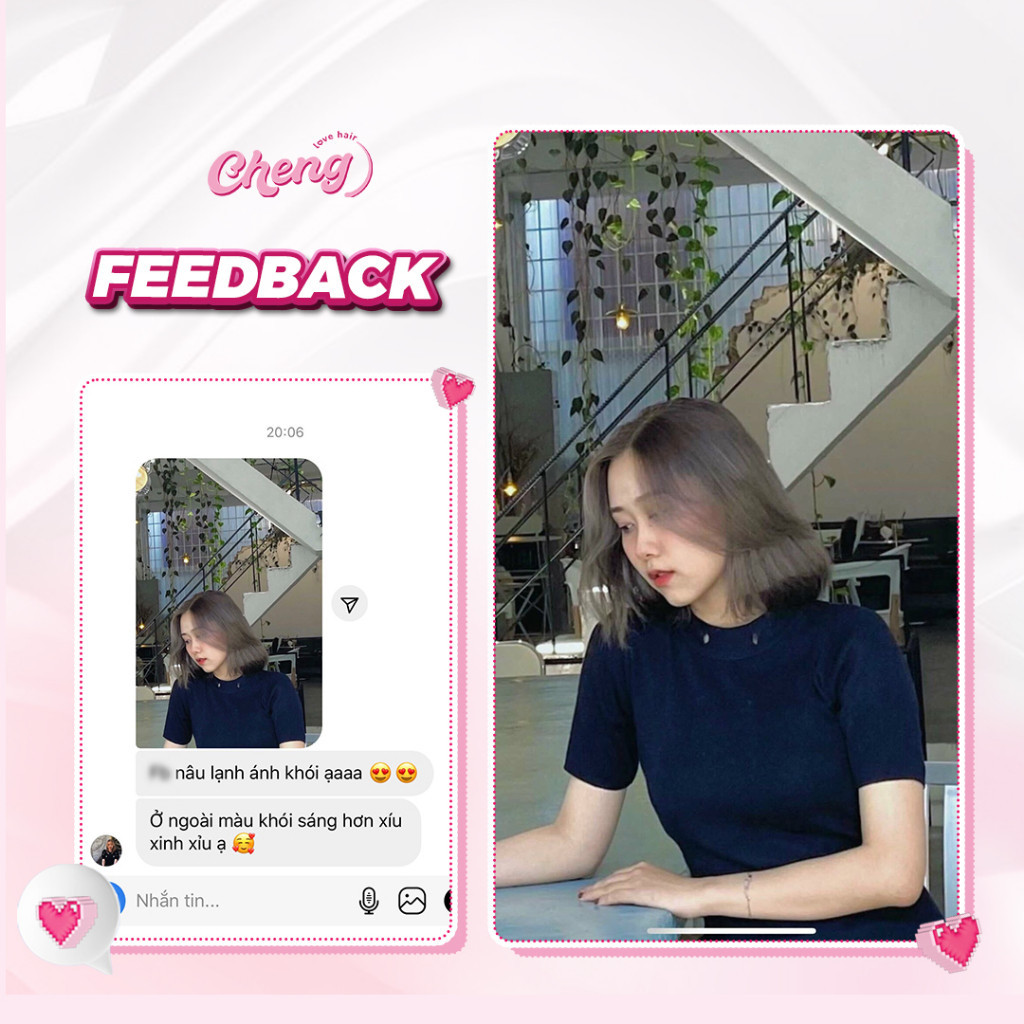 Thuốc Nhuộm Tóc Màu NÂU LẠNH ÁNH KHÓI Không Tẩy | Chenglovehair, Chenglovehairs