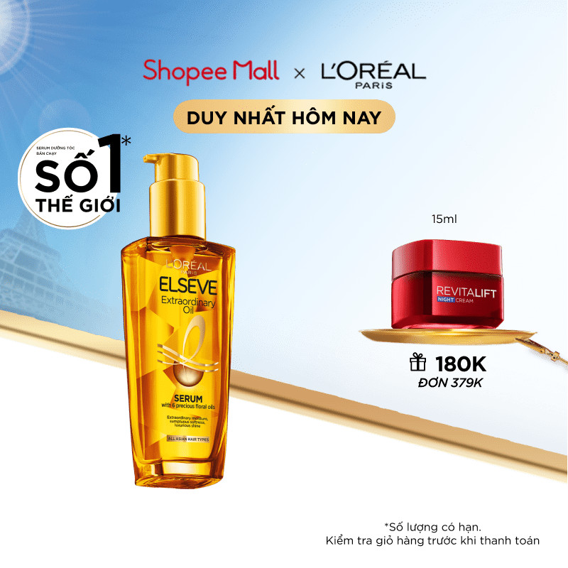 Dầu dưỡng tóc  L’Oreal Paris Elseve Extraordinary Oil 100ml