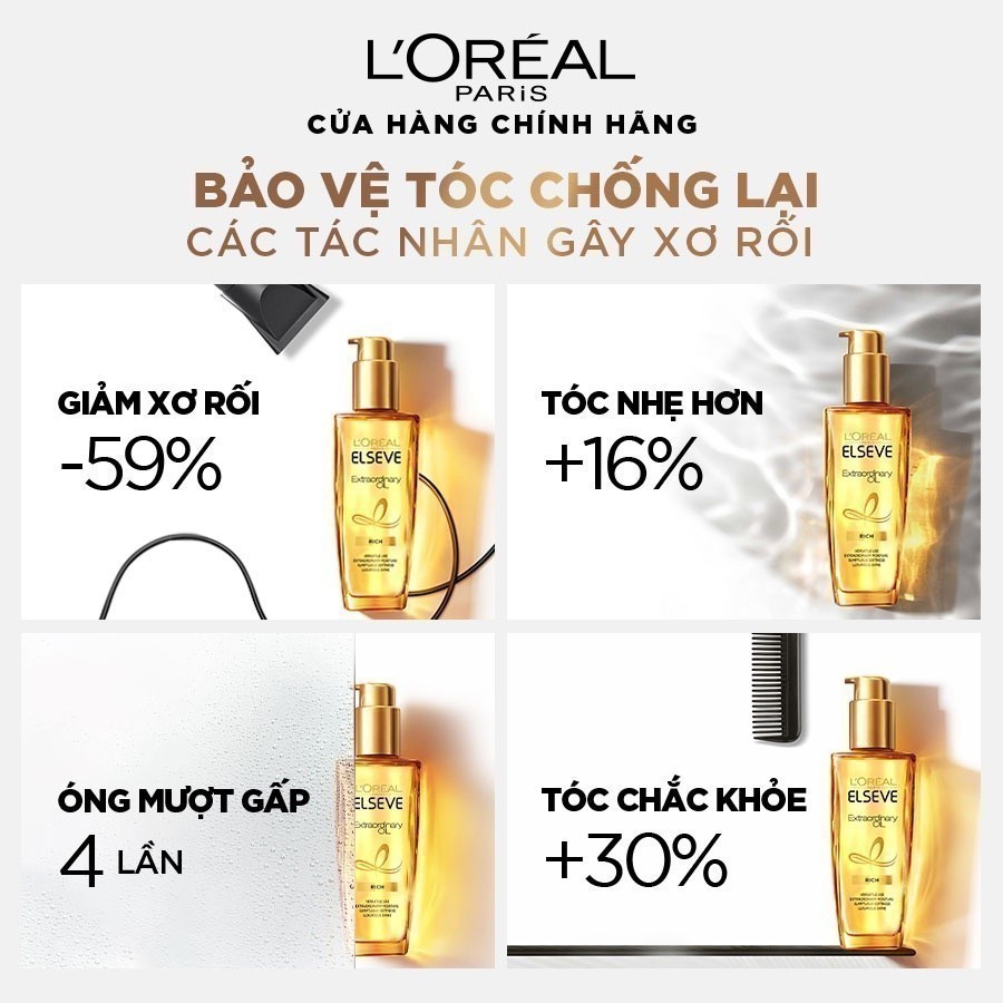 Dầu dưỡng tóc  L’Oreal Paris Elseve Extraordinary Oil 100ml