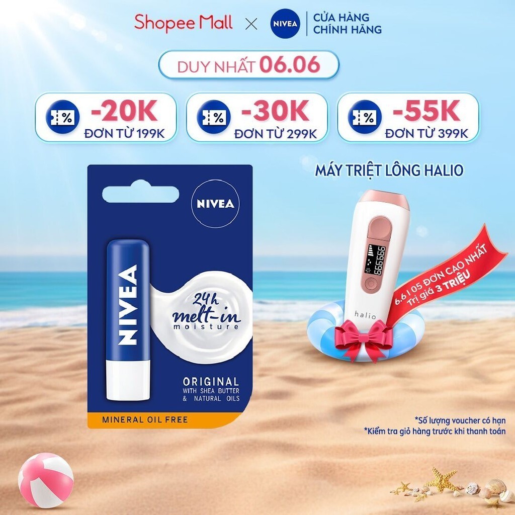 Son Dưỡng Chuyên Sâu NIVEA Original Care (4.8 g) – 85061