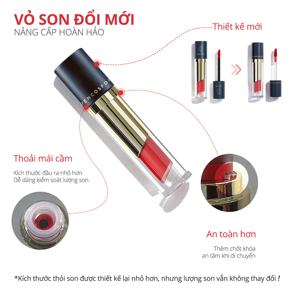 Son Kem Forencos Tattoo Clair Velvet Tint chính hãng