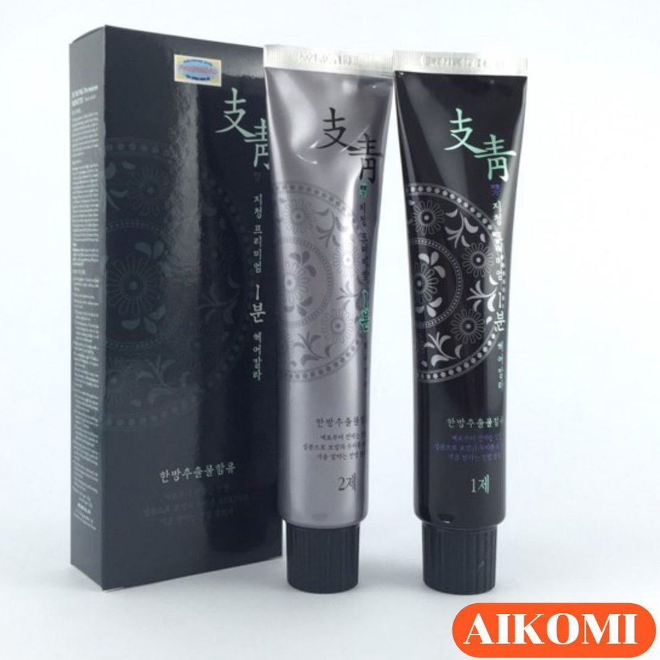 Thuốc Nhuộm Tóc Phủ Bạc Thảo Dược 1 Phút Mugens Hàn Quốc 120g