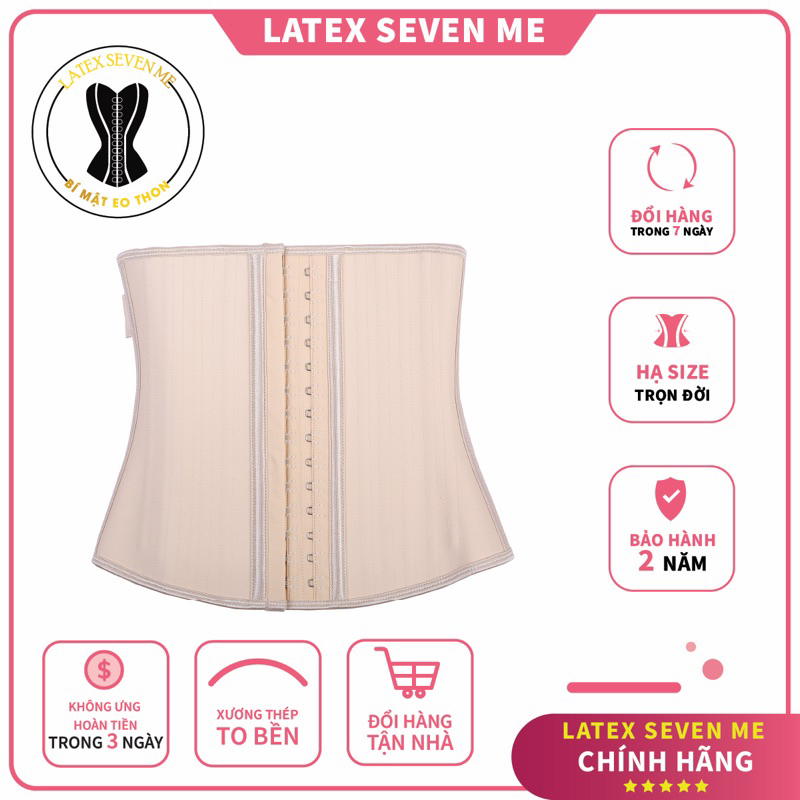 [TẶNG LÓT+ XƯƠNG TO BỀN+BẢO HÀNH 2 NĂM] Đai Nịt Bụng Latex 25 Xương gen nịt bụng Nhập Khẩu.