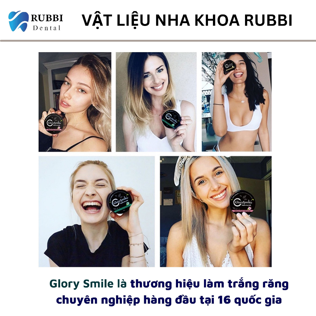 Bột than tre hoạt tính trắng sáng răng thơm miệng chính hãng GLORY SMILE – Vệ sinh chăm sóc răng miệng tại nhà