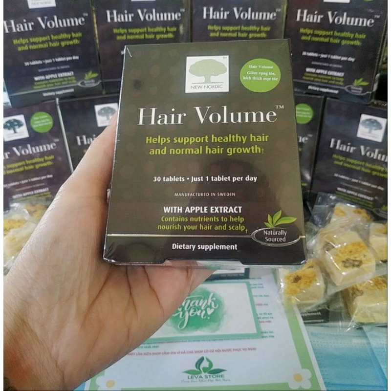 ✔️️️[Hàng Chính Hãng] Viên uống Biotin kích thích mọc tóc HairVolume, nhanh mọc tóc con, giảm gãy rụng tóc( Hair Volume)