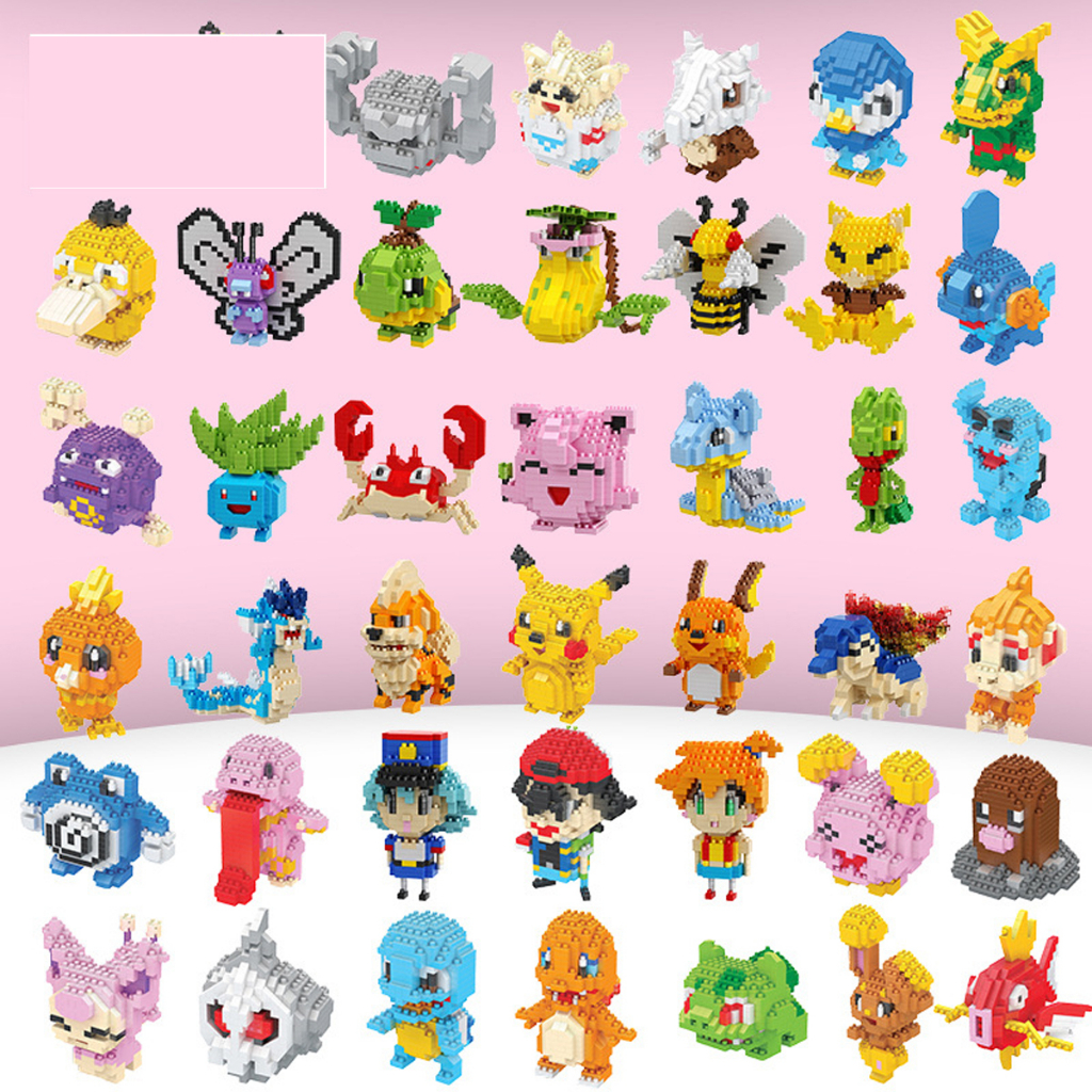 Đồ Chơi Lắp Ráp Mô Hình Pokemon Nhiều Mẫu