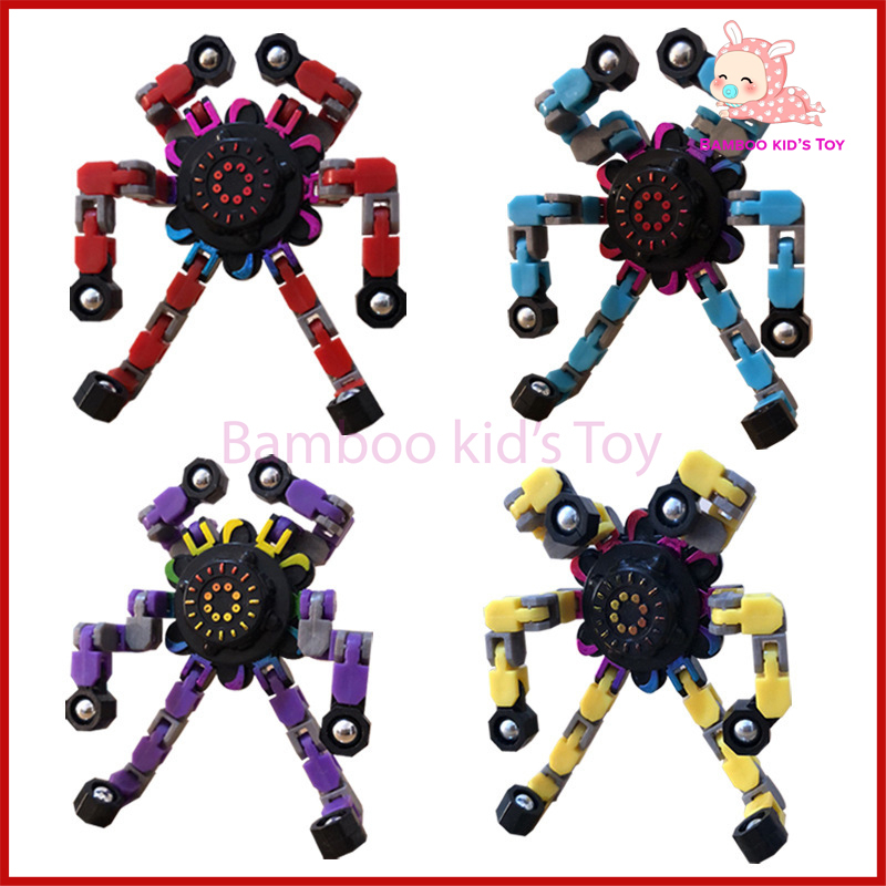 Đồ chơi con quay spinner Robot biến hình giải trí cho bé