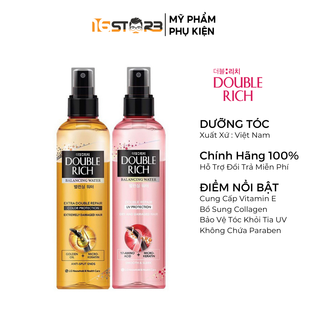 Nước Xịt Dưỡng Tóc Khô Xơ & Hư Tổn Double Rich 250ml
