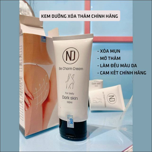 Kem Làm Sáng Da Xoá Thâm Mông – Nách – Đầu Gối – Khuỷu Tay – Bikini – Hồng nhũ hoa Be Charm Cream – beauty_hcm