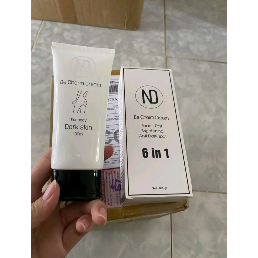 Kem Làm Sáng Da Xoá Thâm Mông – Nách – Đầu Gối – Khuỷu Tay – Bikini – Hồng nhũ hoa Be Charm Cream – beauty_hcm