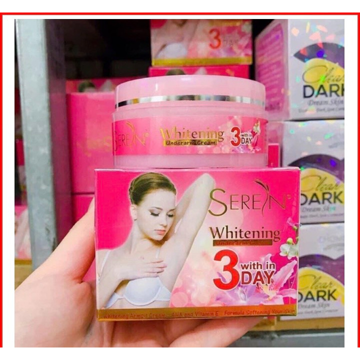 thâm nách Seren 3 day giảm thâm nách thâm bẹn thâm mông thâm đầu gối khử mùi hôi nách trắng nách hồng nhũ hoa