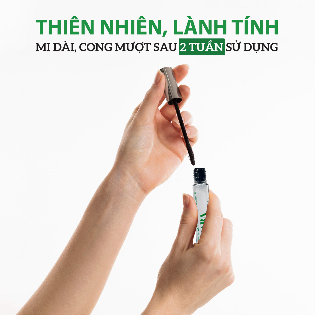 Combo Mascara Dưỡng Dài Mi & Son Dưỡng Môi Từ Dầu Dừa Nguyên Chất MILAGANICS (10ml/ Combo)
