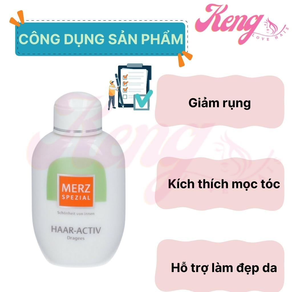 Viên uống mọc tóc Merz Special Haar-Activ 120 viên Đức giảm gãy rụng, kích mọc tóc nhanh