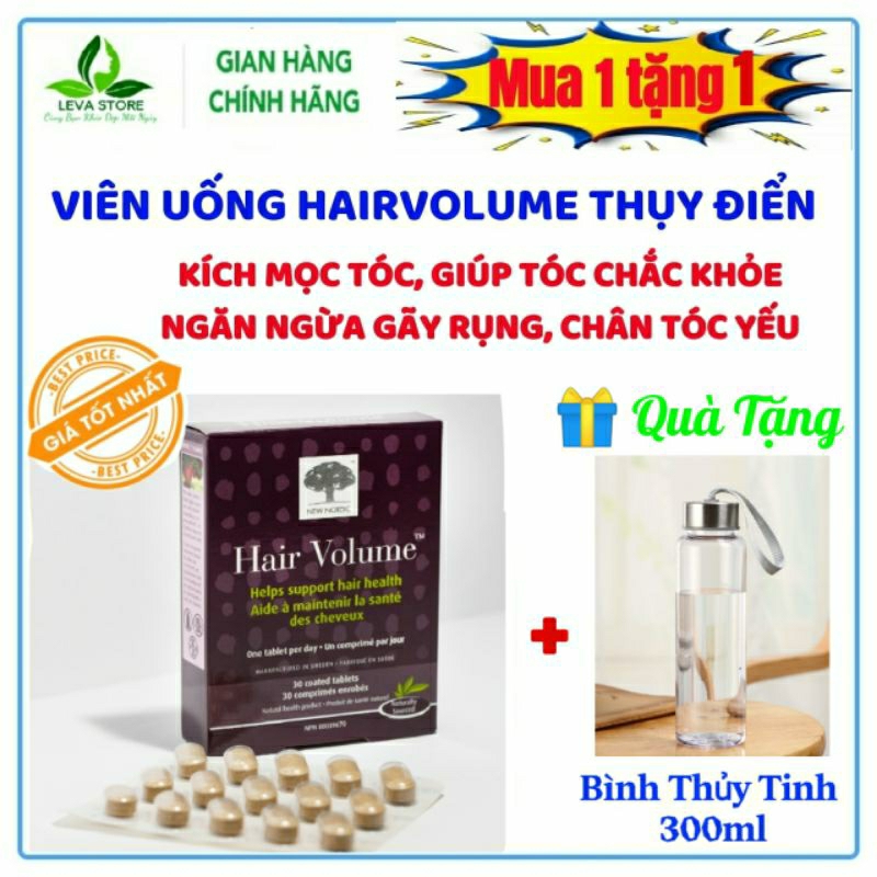 ✔️️️[Hàng Chính Hãng] Viên uống Biotin kích thích mọc tóc HairVolume, nhanh mọc tóc con, giảm gãy rụng tóc( Hair Volume)