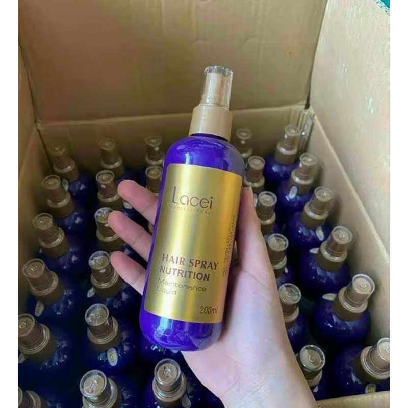 ( Gì  Cũng  Rẻ ) Xịt Dưỡng Tóc  LACEI NUTRITION 200ML DATE [2027/2026] _ (xịt dưỡng tóc lacei tím)
