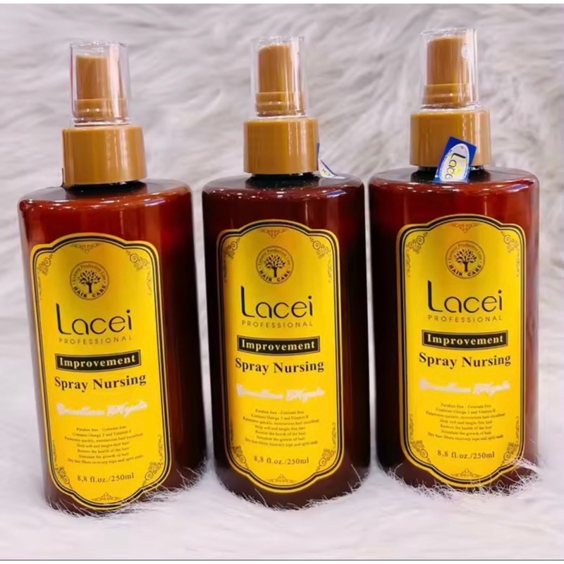 Sữa dưỡng tóc Lacei Improvement 250ml  [Sỉ tận gốc ]- xịt dưỡng tóc lacei nâu 250ml