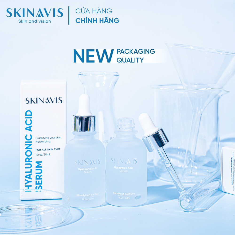 [SKINAVIS OFFICIAL] SERUM cấp ẩm Skinavis chứa Hyaluronic Acid và B5 dành cho mọi loại da – 30ml