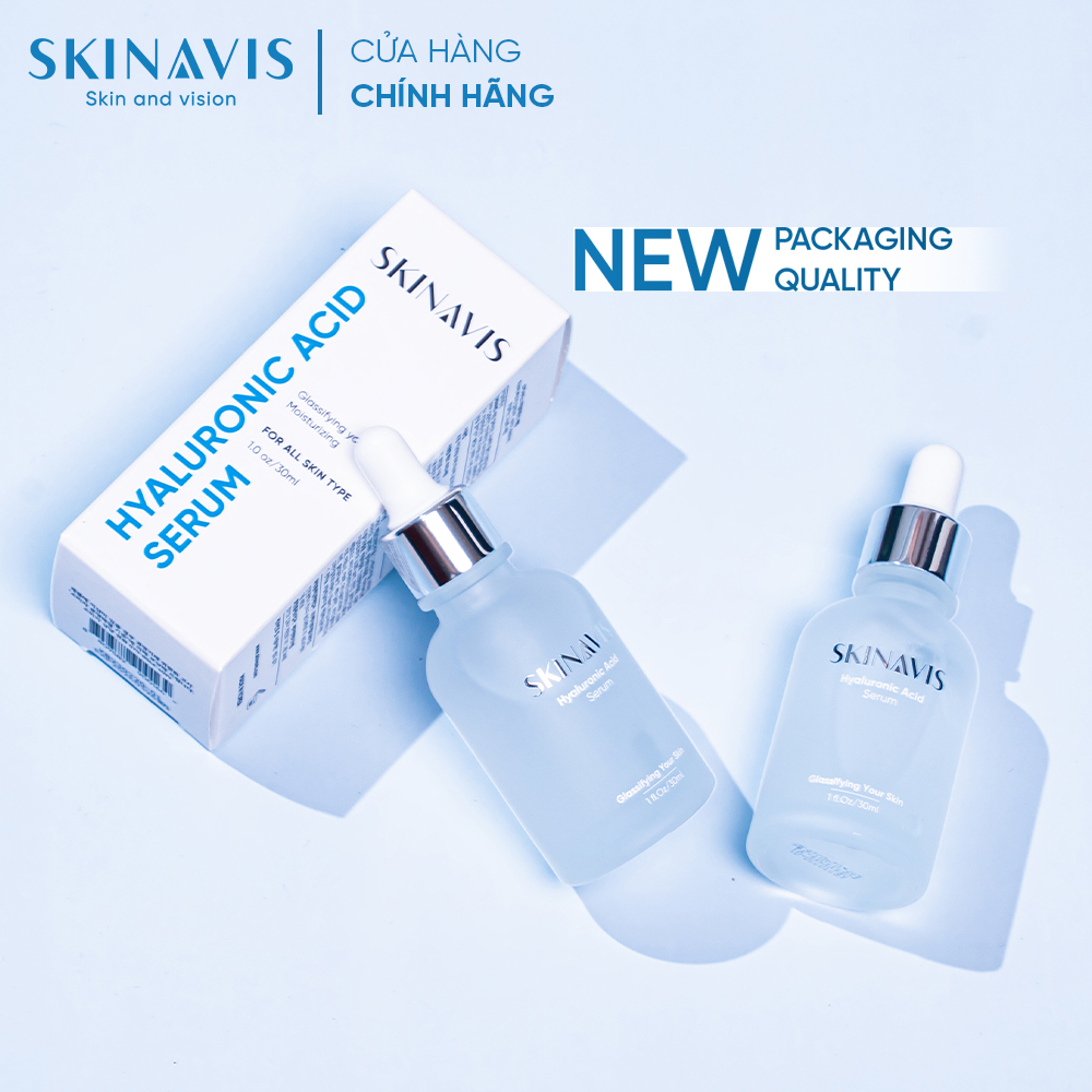 [SKINAVIS OFFICIAL] SERUM cấp ẩm Skinavis chứa Hyaluronic Acid và B5 dành cho mọi loại da – 30ml