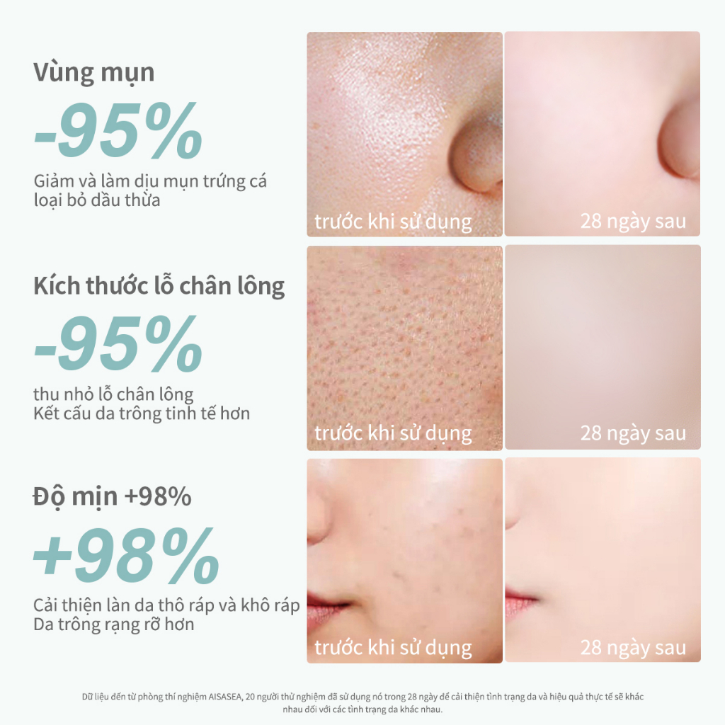 Nước tẩy trang rau má AISASEA 500ml dưỡng ẩm khuôn mặt môi mắt làm sạch sâu cho da nhạy cảm