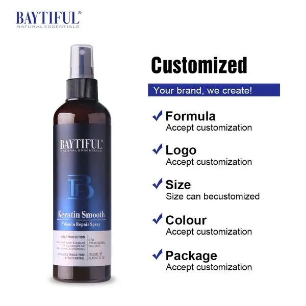 Xịt Dưỡng Tóc Collagen Chăm Sóc Tóc Hư Tổn Baytiful Repair Spray. Xịt Tinh Chất Chăm Sóc Tóc Phục Hồi Tóc Hư Tổn Nặng