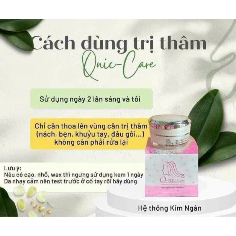 [100% Thái] KEM GIẢM THÂM NÁCH, THÂM BIKINI Q-NIC CARE