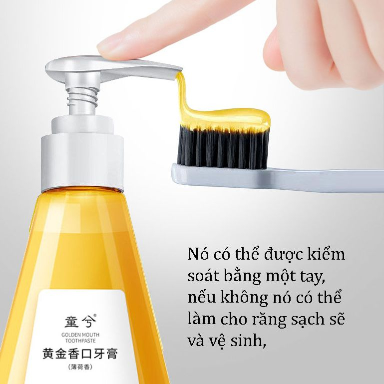 Nhập khẩu kem đánh răng trắng răng Loại bỏ 98% mùi hôi miệng và đảm bảo trắng sáng