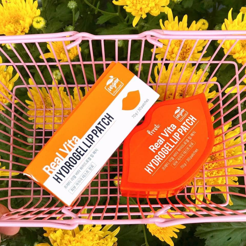 Mặt Nạ Dưỡng Hồng Môi Prreti Real Vita Hydrogel Lip Patch 30 miếng – Hàn Quốc