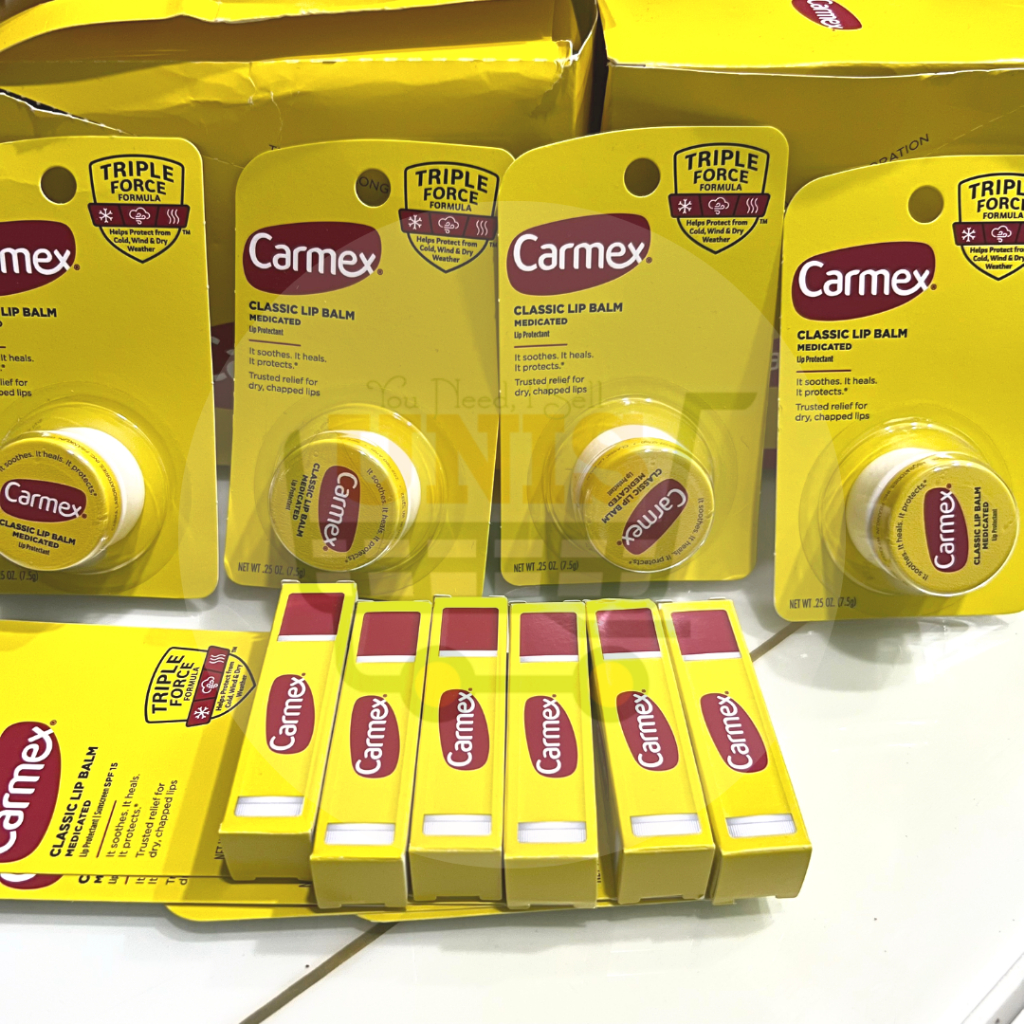 [NHẬP MỸ – AUTH – ĐỦ BILL] Son Dưỡng Môi CARMEX chính hãng nam/nữ, son dưỡng ẩm
