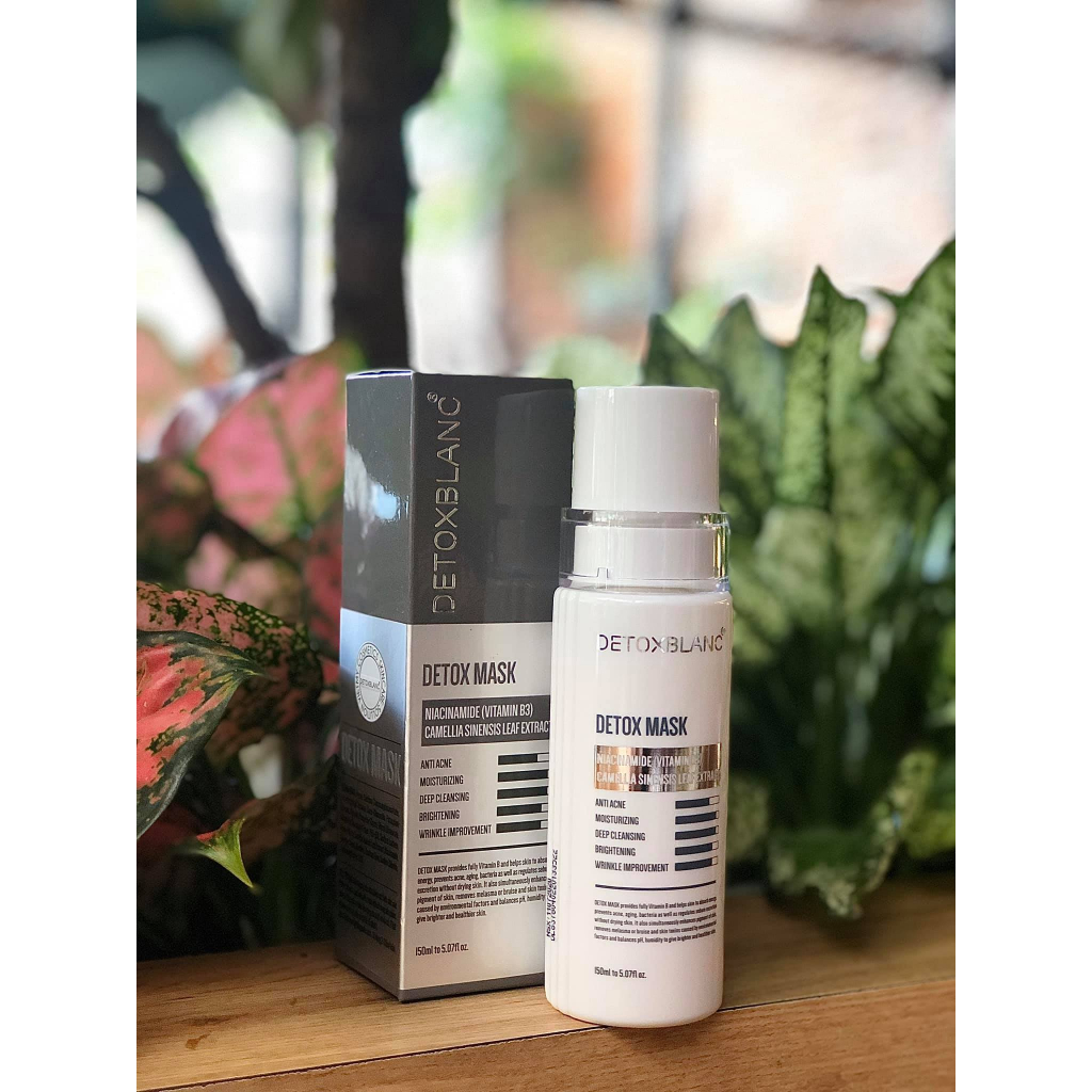 [CHÍNH HÃNG]MẶT NẠ SỦI BỌT THẢI ĐỘC TRẮNG DA NGỪA MỤN CÔNG NGHỆ THAN HOẠT TÍNH-Detox Mask 150ml