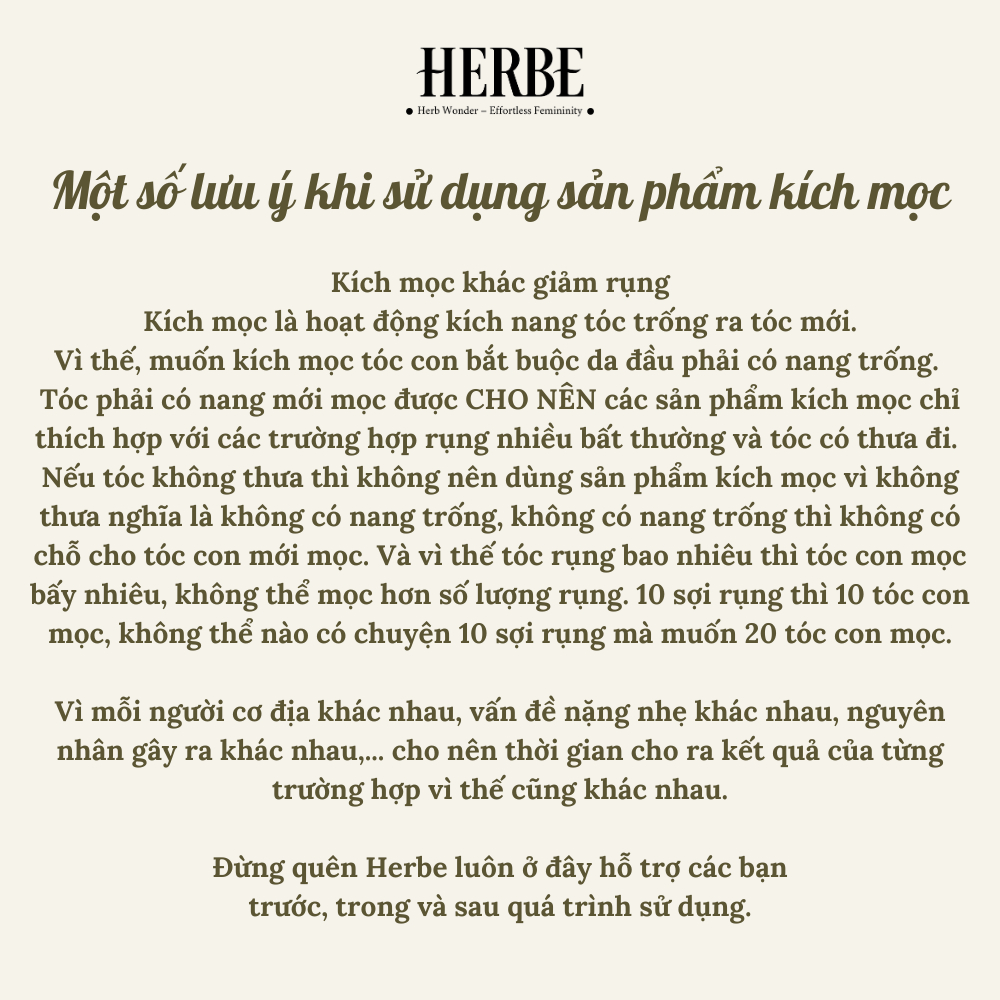 [phiên bản nâng thêm 2% Redensyl] TINH CHẤT SIÊU KÍCH MỌC TÓC HỖ TRỢ PHỤC HỒI DA ĐÀU HƯ TỔN hand