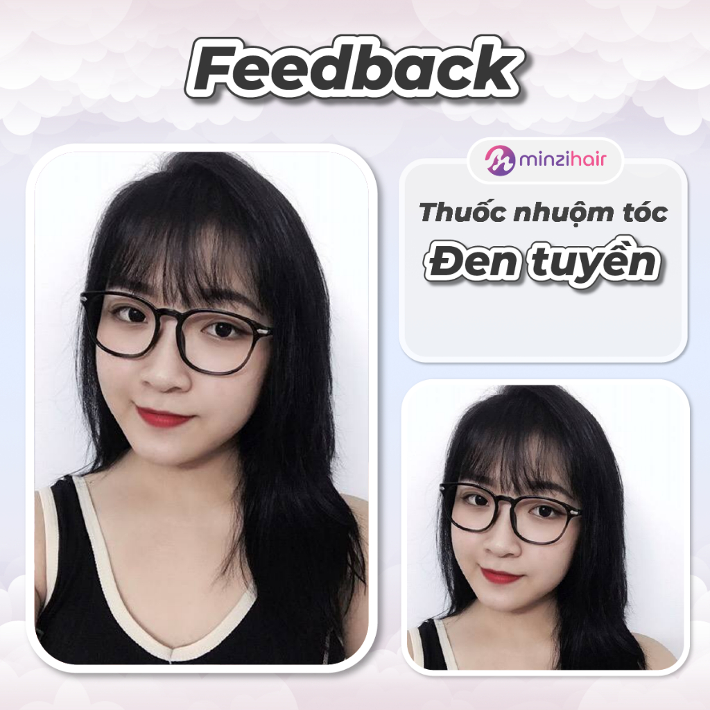 [NHUỘM ĐEN] Thuốc Nhuộm Tóc Màu Đen Tuyền – Lên Từ Mọi Nền Tóc – Hạ Nền – Minzihair, Minzihair HCM