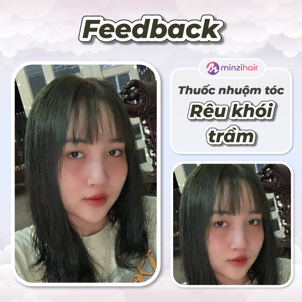 Thuốc nhuộm tóc Rêu Khói Trầm [KHÔNG TẨY] – Minzihair, Minzihair HCM