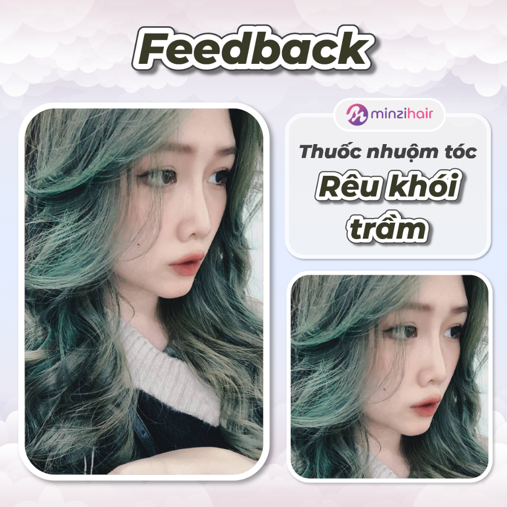 Thuốc nhuộm tóc Rêu Khói Trầm [KHÔNG TẨY] – Minzihair, Minzihair HCM