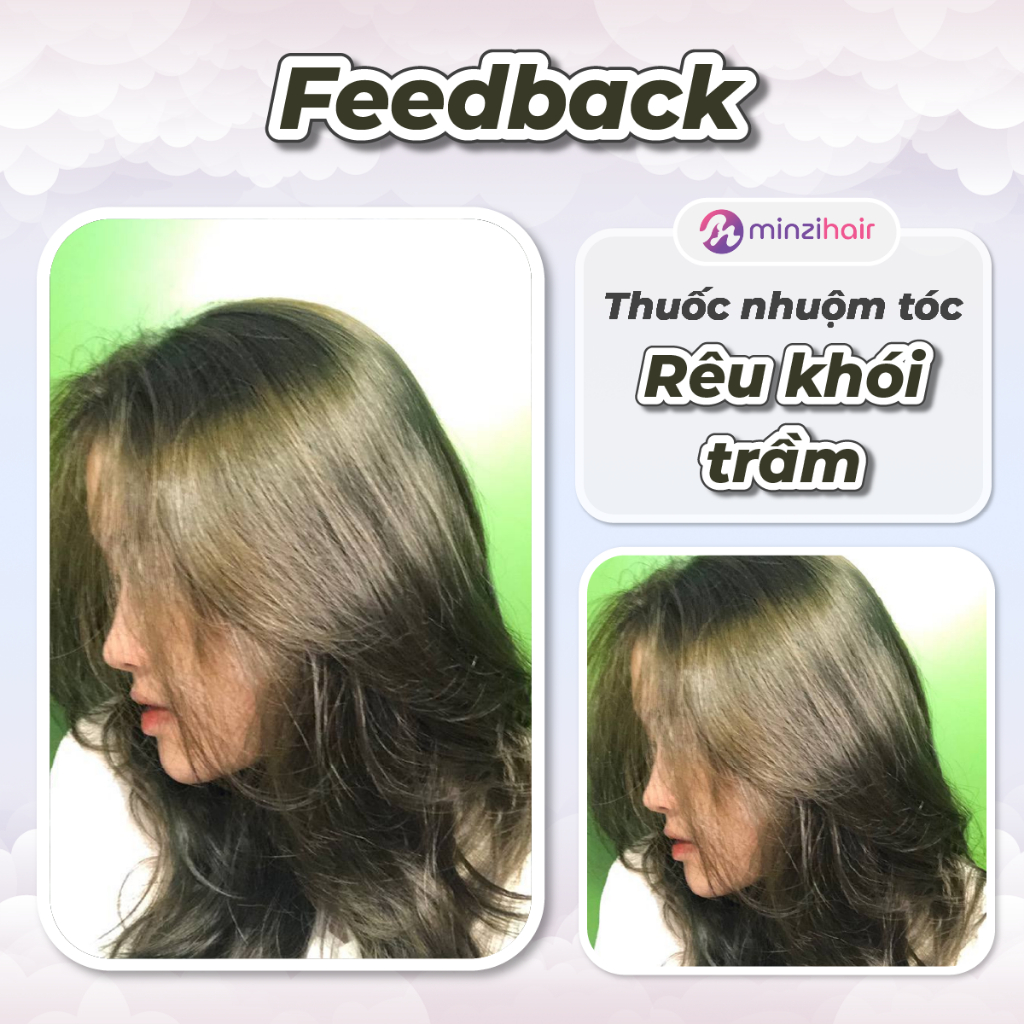Thuốc nhuộm tóc Rêu Khói Trầm [KHÔNG TẨY] – Minzihair, Minzihair HCM