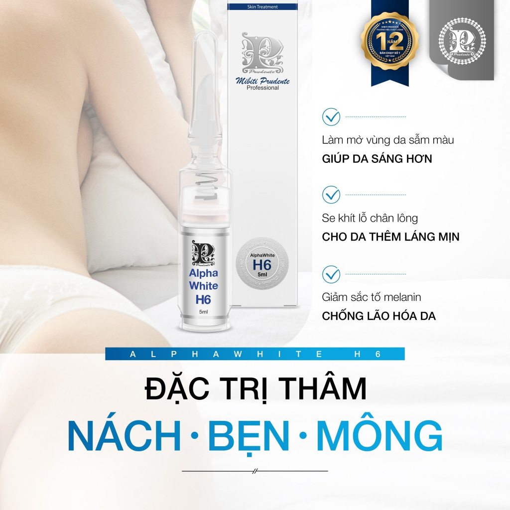 Kem Nuwhite Mibiti Prudente hồng nhũ hoa N1, hồng vùng kín nuwhite V1,Khử thâm nách mông bẹn H6, hồng môi nuwhite L1A