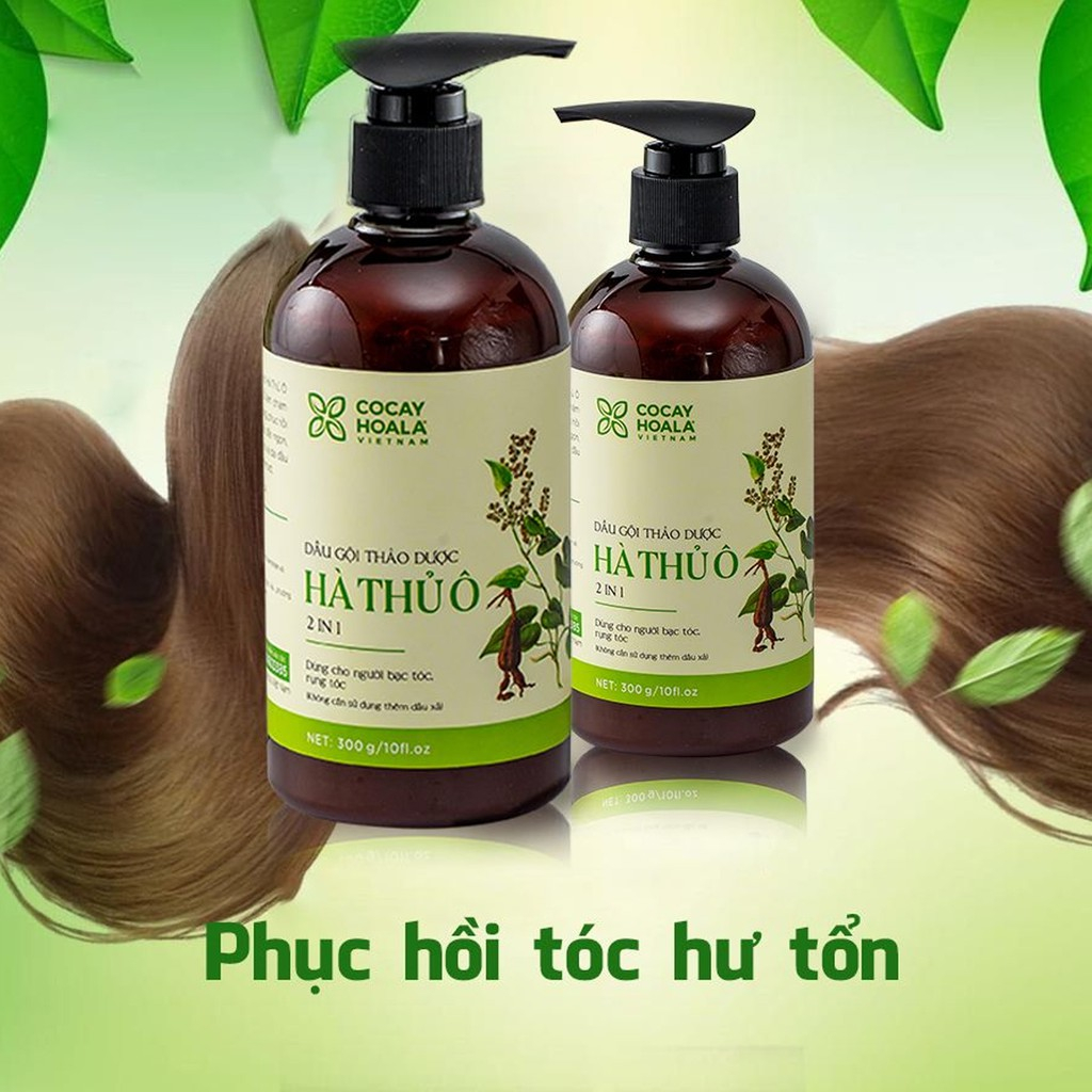 Dầu gội Hà Thủ Ô 800ml kích thích mọc tóc sau 2 tuần hiệu quả, Dầu gội thảo dược Hà Thủ Ô giảm rụng tóc, giảm bạc tóc