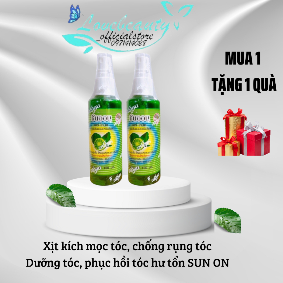 xịt tóc tinh dầu bưởi Thái Lan xịt mọc tóc chống rụng tóc dưỡng tóc kích mọc tóc nhanh phục hồi hư tổn tóc