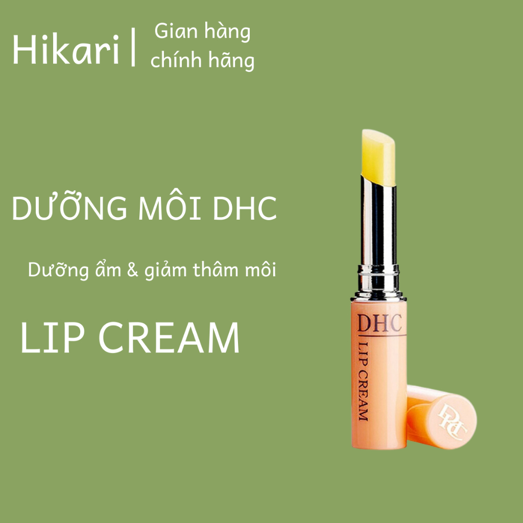 Son dưỡng môi DHC lip Cream 1.5g Nhật Bản mềm môi căng mọng; hỗ trợ ngừa thâm môi hiệu quả; làm hồng môi