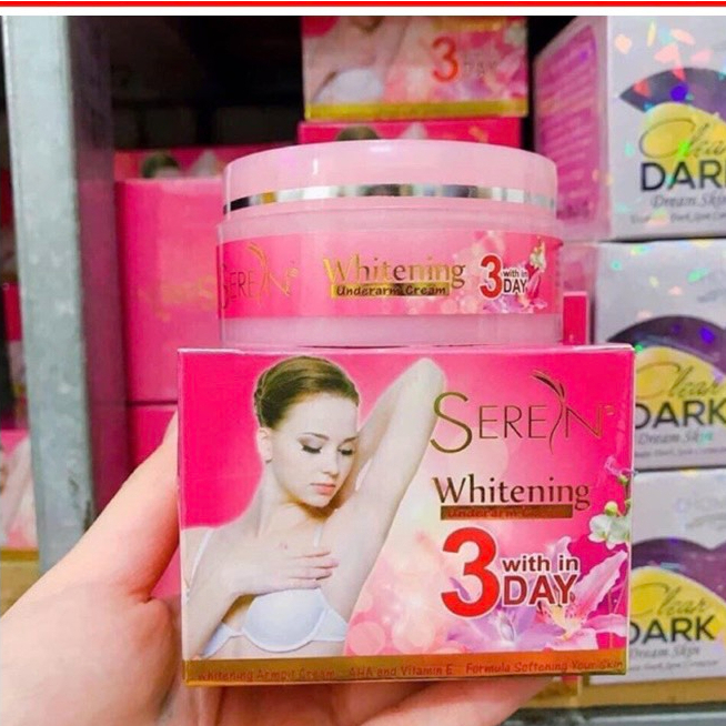 Giảm thâm Seren 3 day mờ thâm nách thâm bẹn thâm mông thâm đầu gối khử mùi hôi nách hồng nhũ hoa]]]