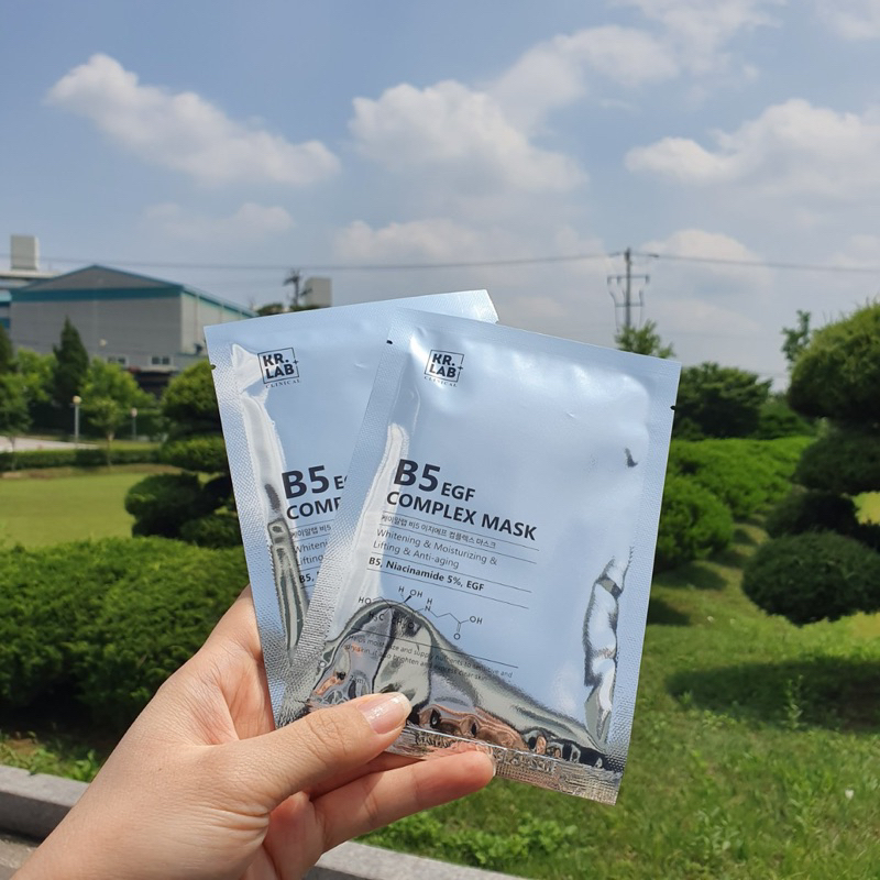Mặt nạ Kr.Lab B5 EGF complex mask hạn 2027 cấp ẩm phục hồi dưỡng trắng