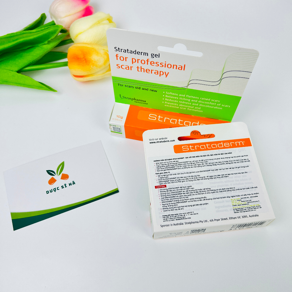 Strataderm chính hãng 5g 10g 20g, gel Strataderm chăm sóc sẹo của chuyên gia Thụy Sĩ [ NHẬP KHẨU CHÍNH HÃNG ]