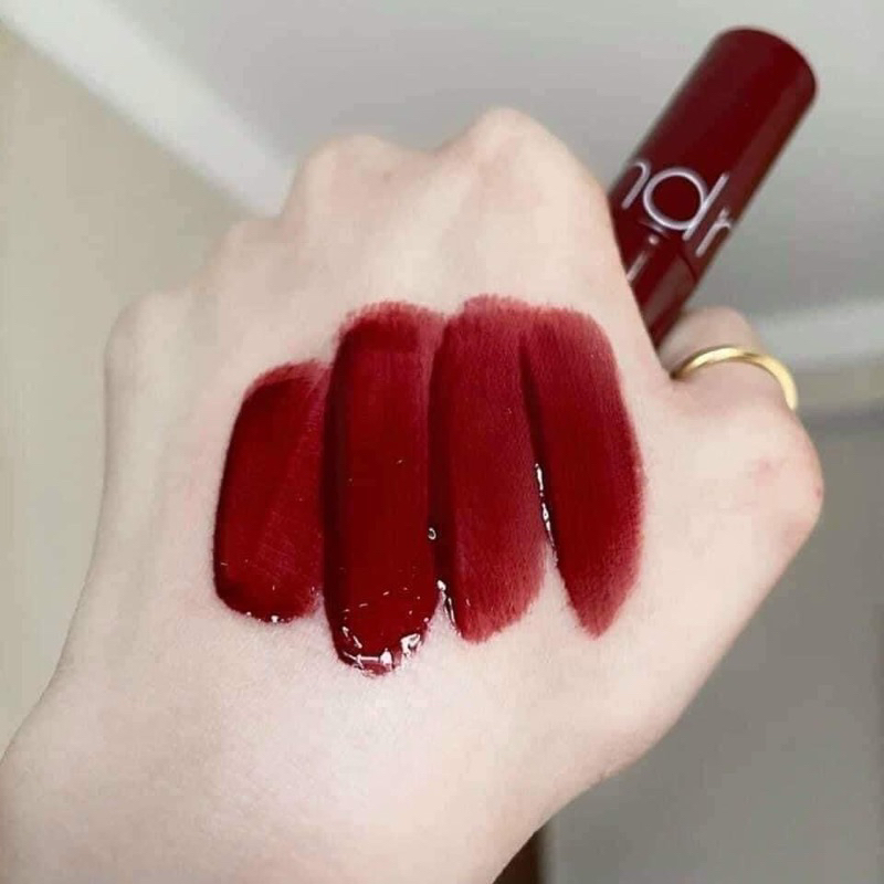 Son Romand bóng màu 21 đỏ mận (Romand Juicy Lasting Tint 21) Zulia