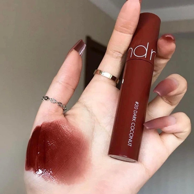 Son Romand bóng màu 21 đỏ mận (Romand Juicy Lasting Tint 21) Zulia